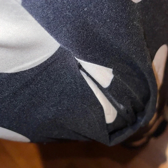 Polka Dot Maxi Dress - Black and White - Picture 3 of 13